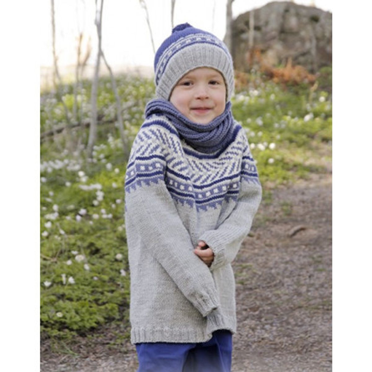 Little Adventure by DROPS Design - Bluse Strikkeopskrift str. 3/4 - 11 - 9/10 år