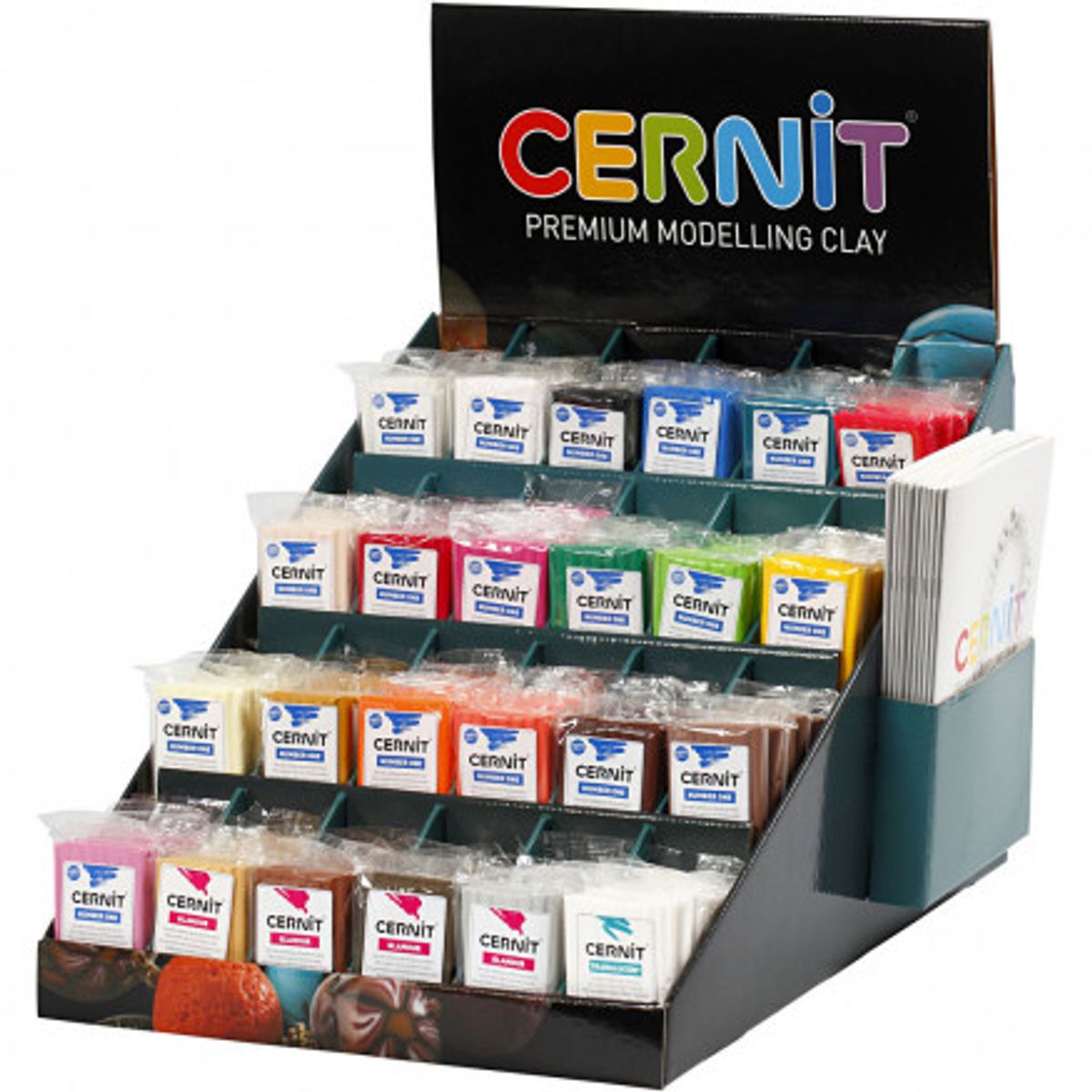 Cernit, ass. farver, 24x6 pk./ 1 pk.