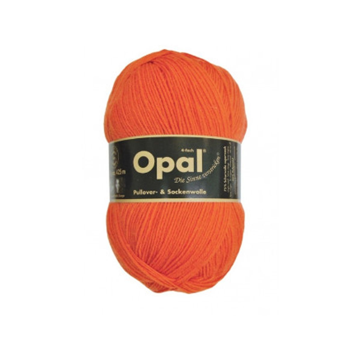 Opal Uni 4-trådet Garn Unicolor 5181 Orange