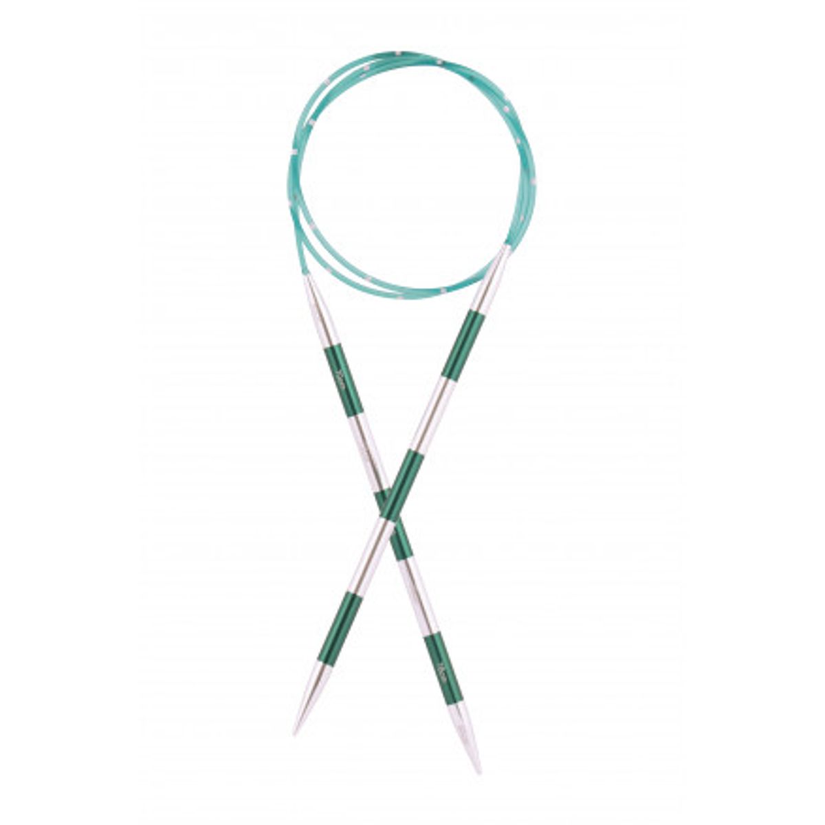 KnitPro SmartStix Rundpinde Aluminium 80cm Grøn 12,00mm