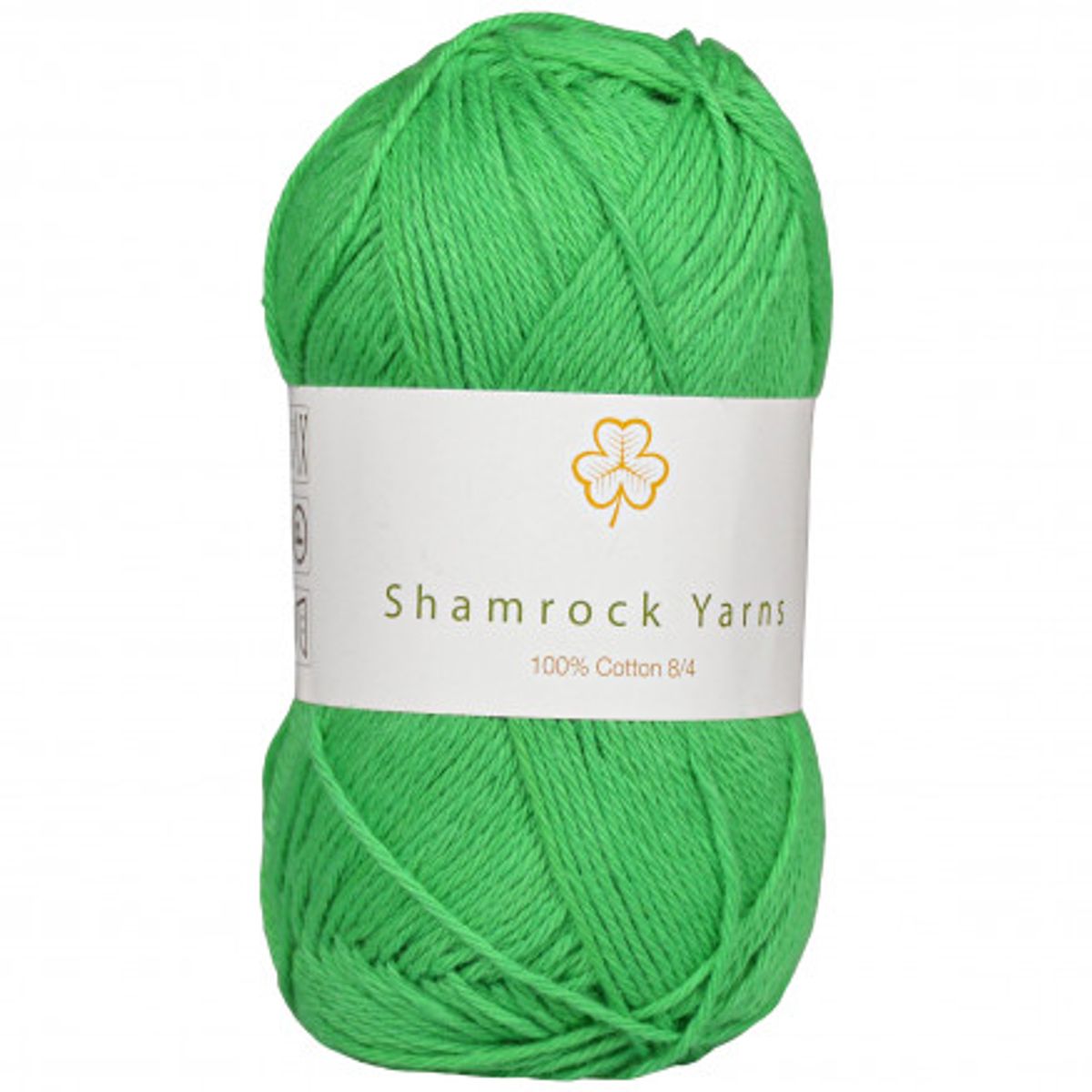 Shamrock Yarns 100% Bomuld 8/4 Garn 15 Frisk Grøn