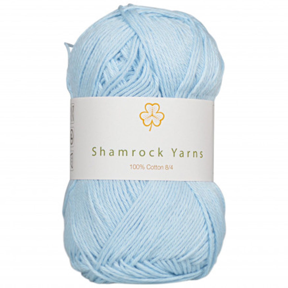 Shamrock Yarns 100% Bomuld 8/4 Garn 27 Lyseblå