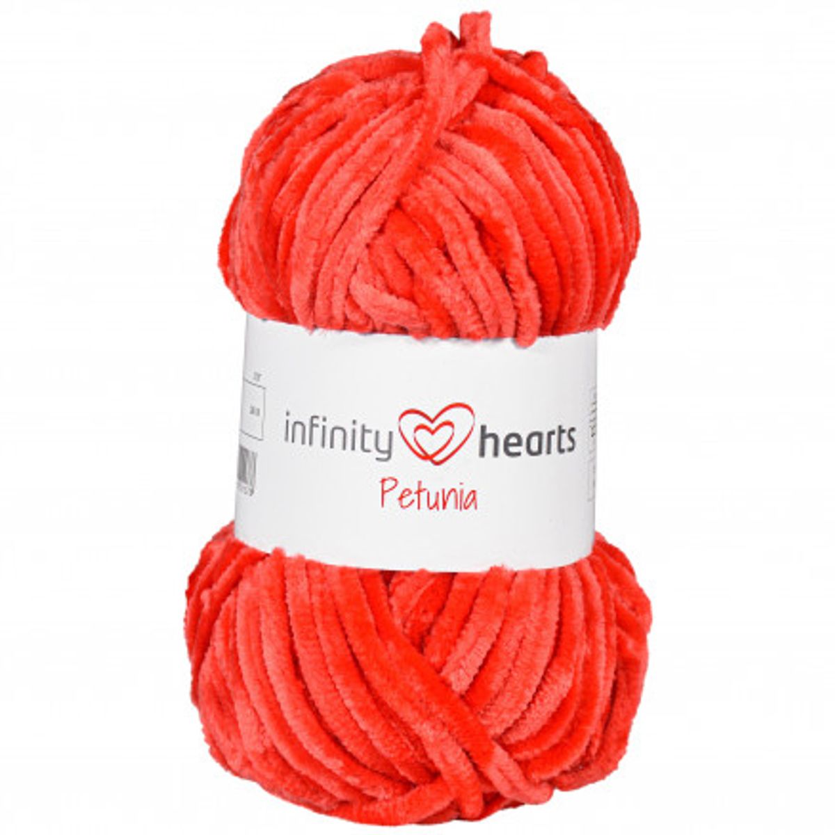 Infinity Hearts Petunia Garn 18 Rød