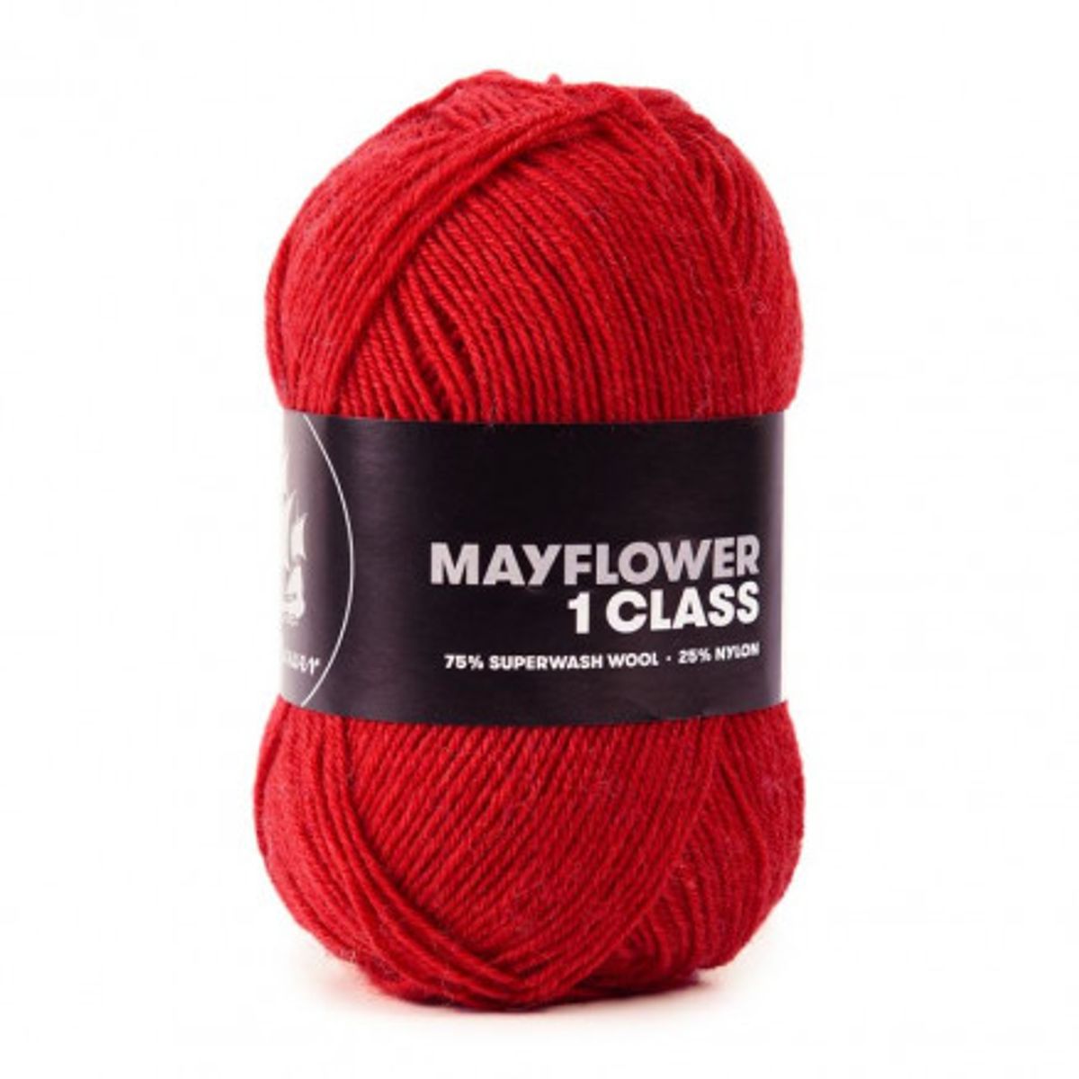 Mayflower 1 Class Garn Unicolor 15 Scarletrød