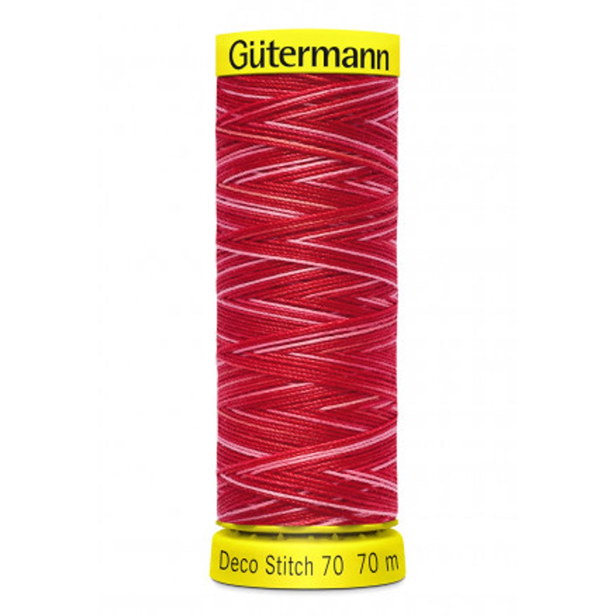 Gütermann Deco Stitch Multi 70 Rød Sytråd Polyester 9984 - 70m