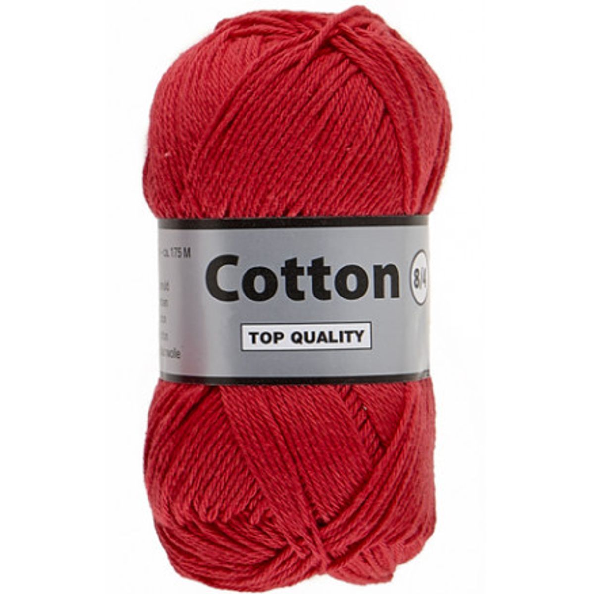 Lammy Cotton 8/4 Garn 43 Mørk Rød