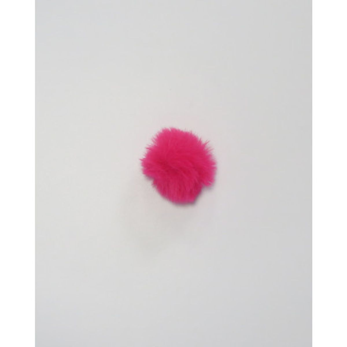 Pompon Kvast Akryl Pink 50mm