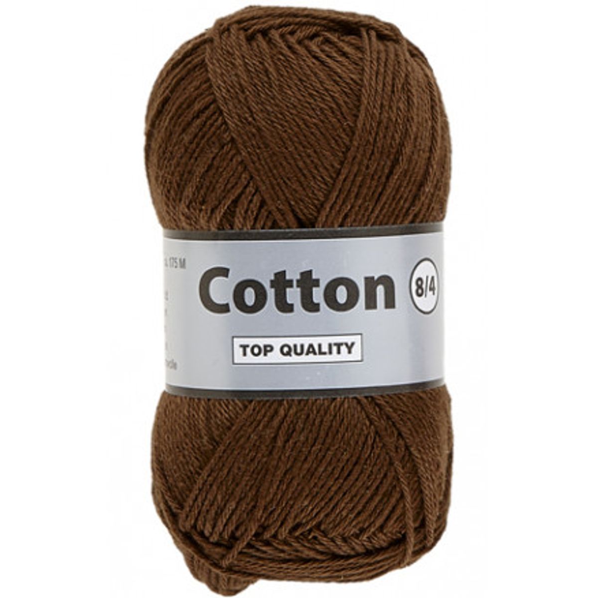 Lammy Cotton 8/4 Garn 112 Mørkebrun