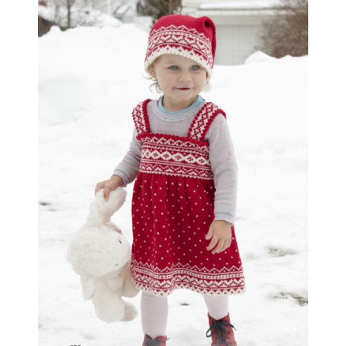 Miss Cookie by DROPS Design - Dress Strikkeopskrift str. 6 mdr-6 år - 3/4 år