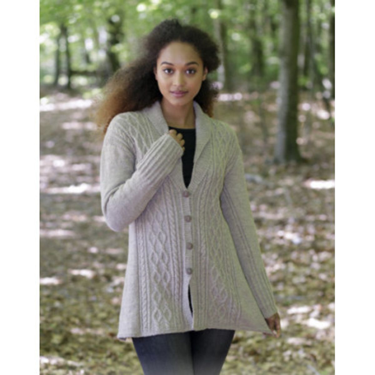 Morgan's Daughter Jacket by DROPS Design - Jakke Strikkeopskrift str. - Small