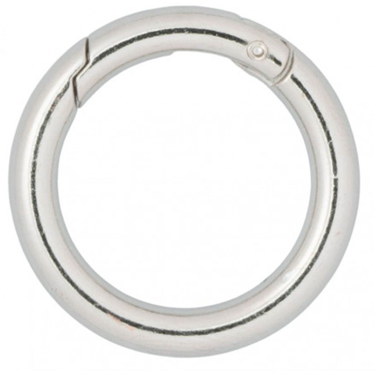 Infinity Hearts O-ring/Endeløs ring med Åbning Messing Sølv Ø30mm - 5