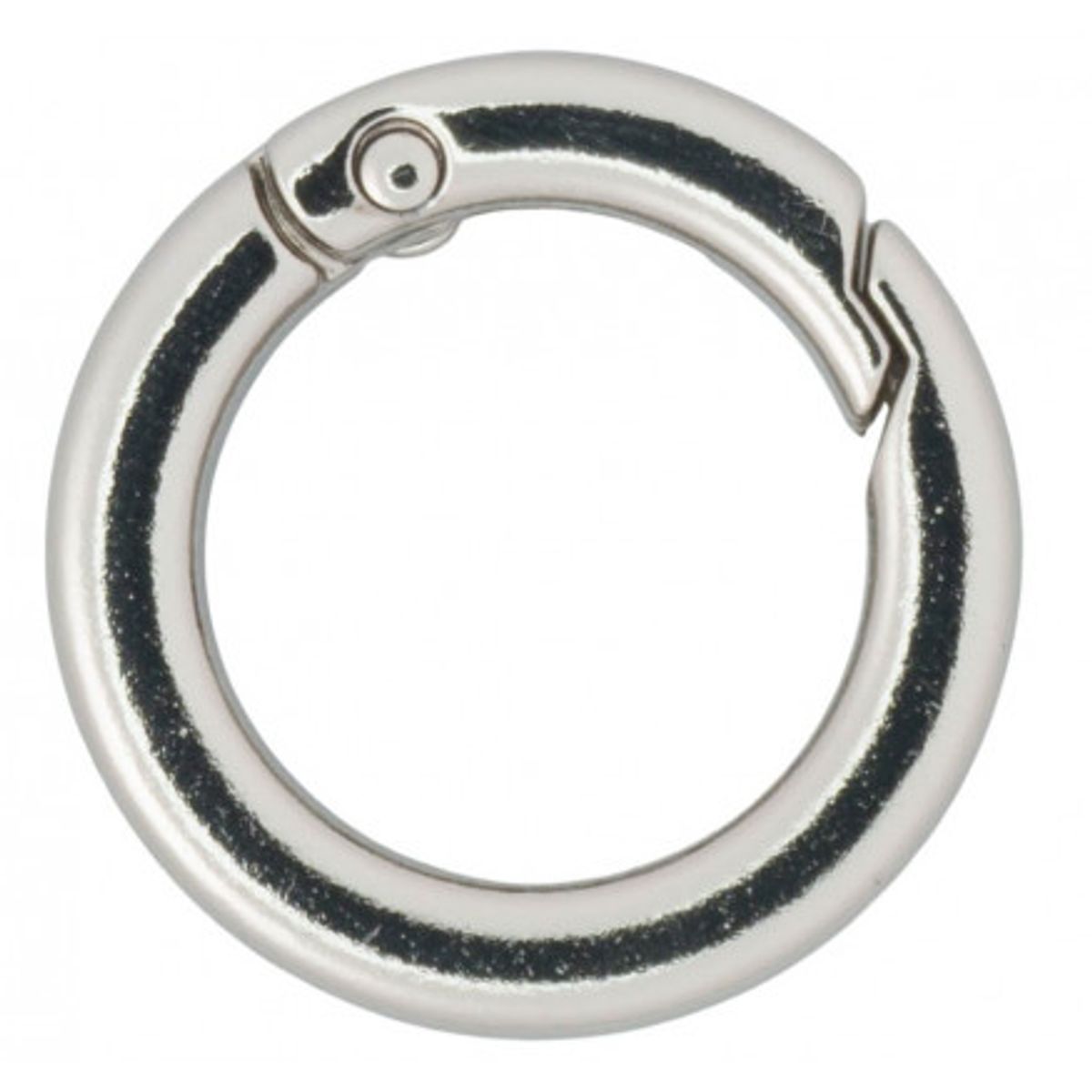 Infinity Hearts O-ring/Endeløs ring med Åbning Messing Sølv Ø23,5mm -