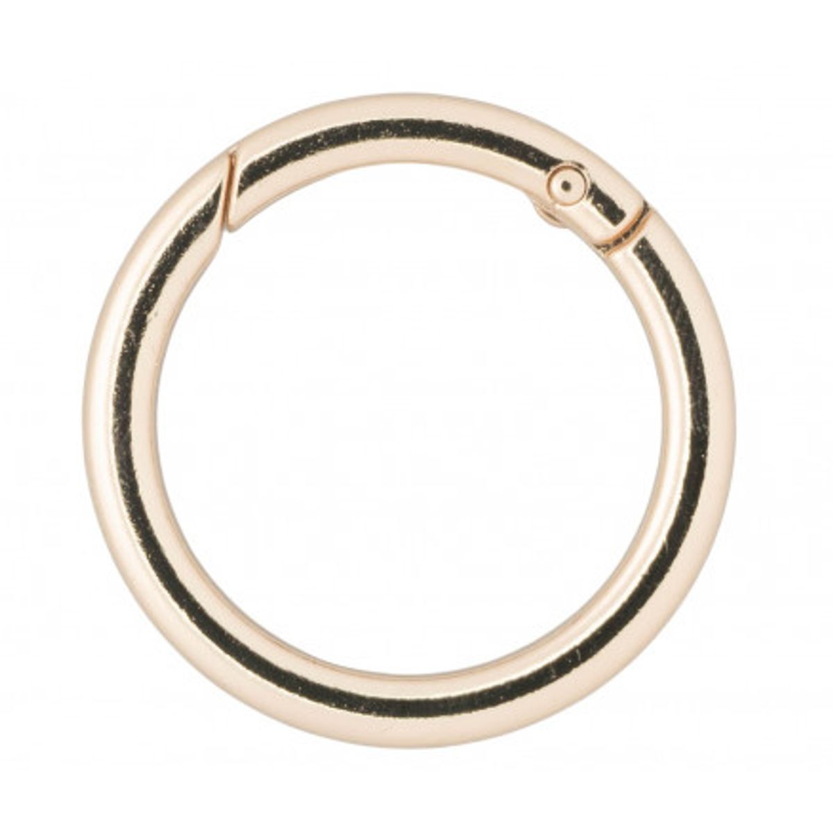 Infinity Hearts O-ring/Endeløs ring med Åbning Messing Lys Guld Ø37,6m