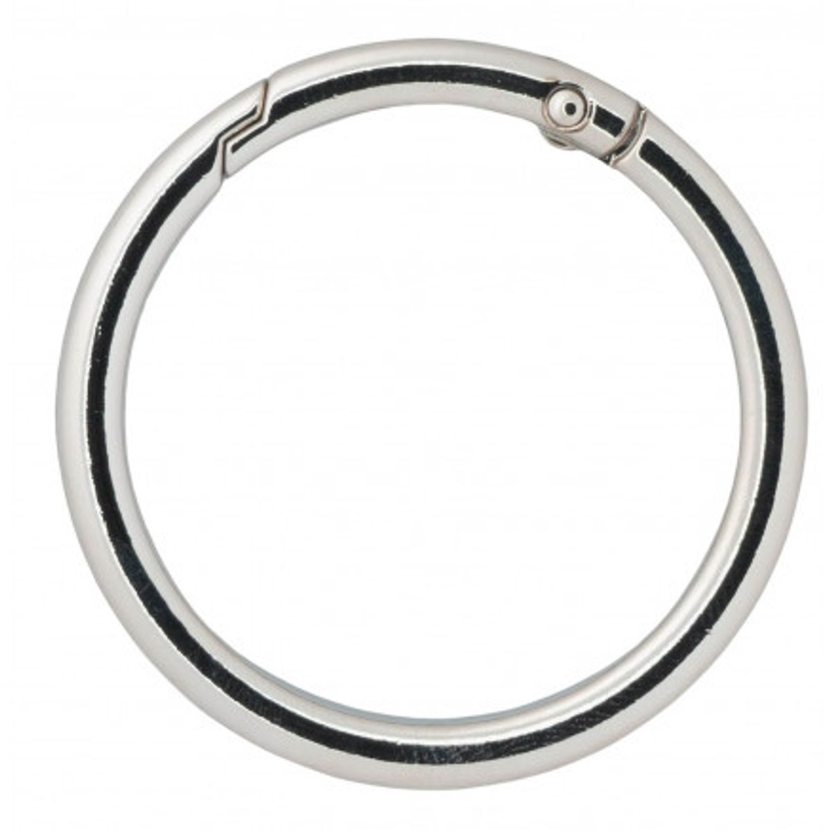 Infinity Hearts O-ring/Endeløs ring med Åbning Messing Sølv Ø43,6mm -