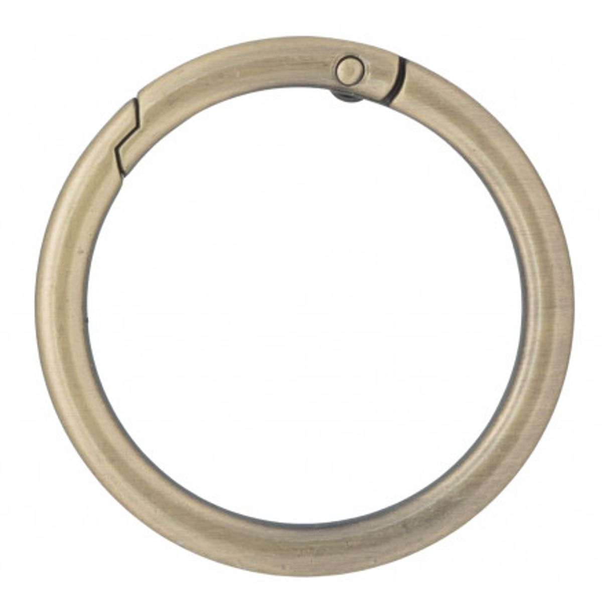 Infinity Hearts O-ring/Endeløs ring med Åbning Messing Antik bronze Ø4