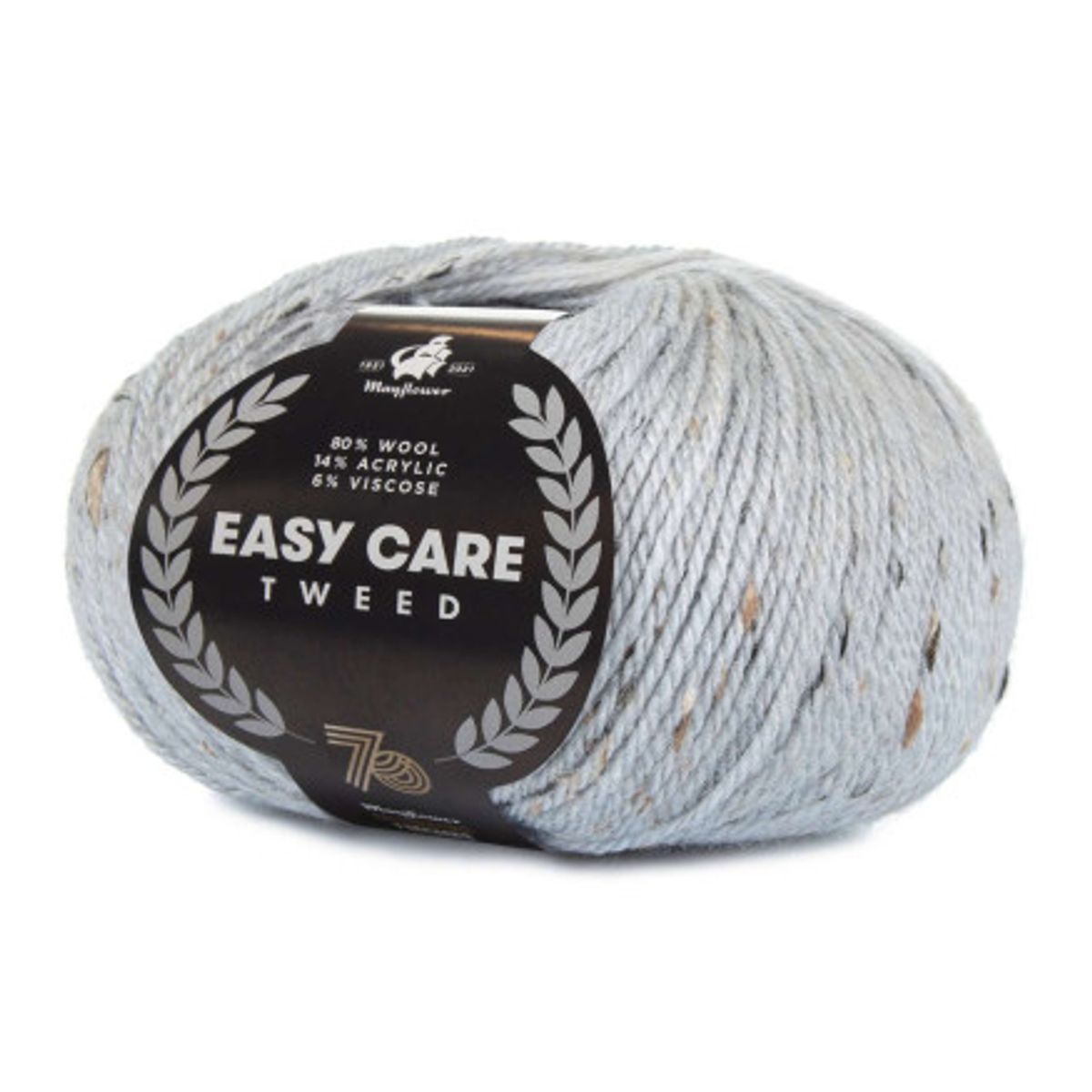 Mayflower Easy Care Tweed Garn 404 Sølvgrå