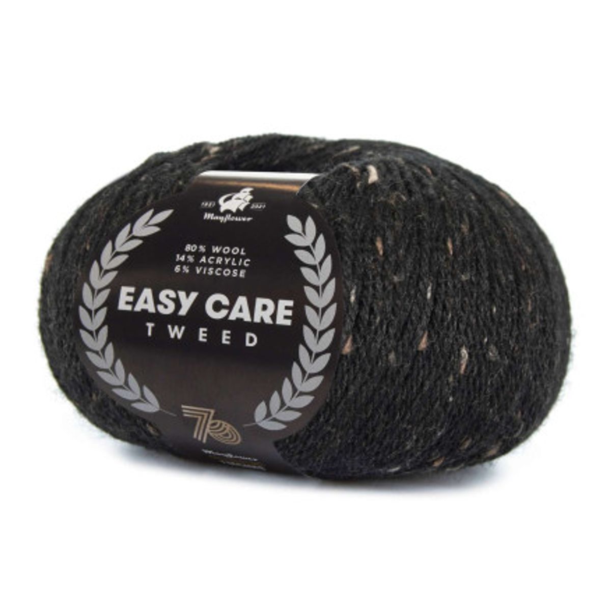 Mayflower Easy Care Tweed Garn 420 Sort