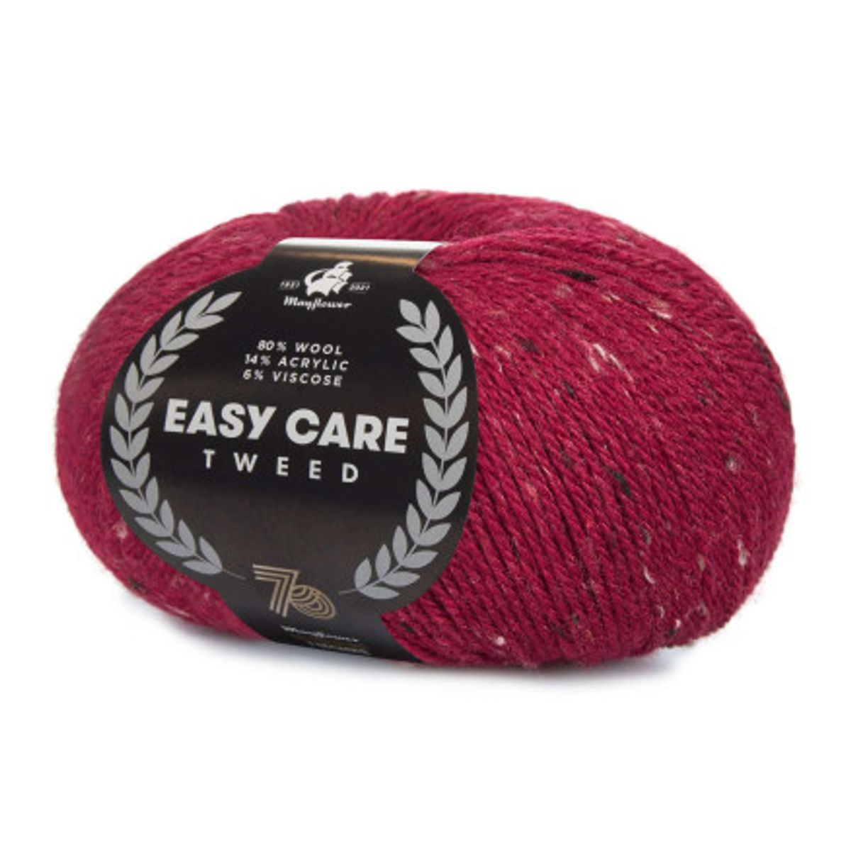 Mayflower Easy Care Tweed Garn 427 Vinrød