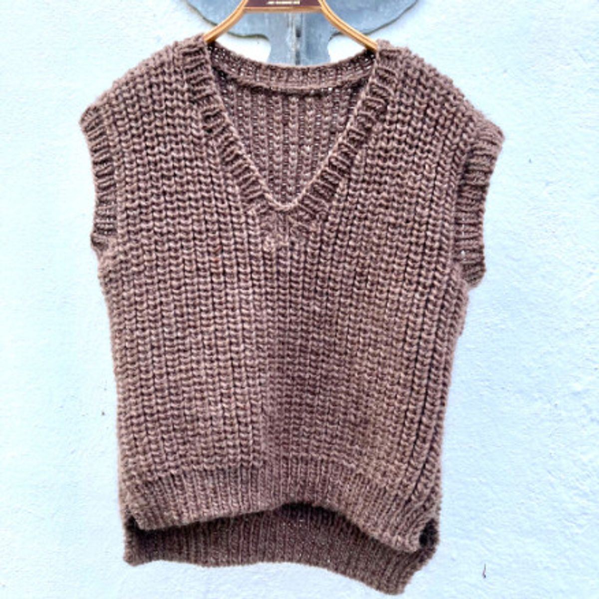 Annas Vest af Knit by Nees - Garnpakke til Annas Ves, Str. XS - XL - XS/S