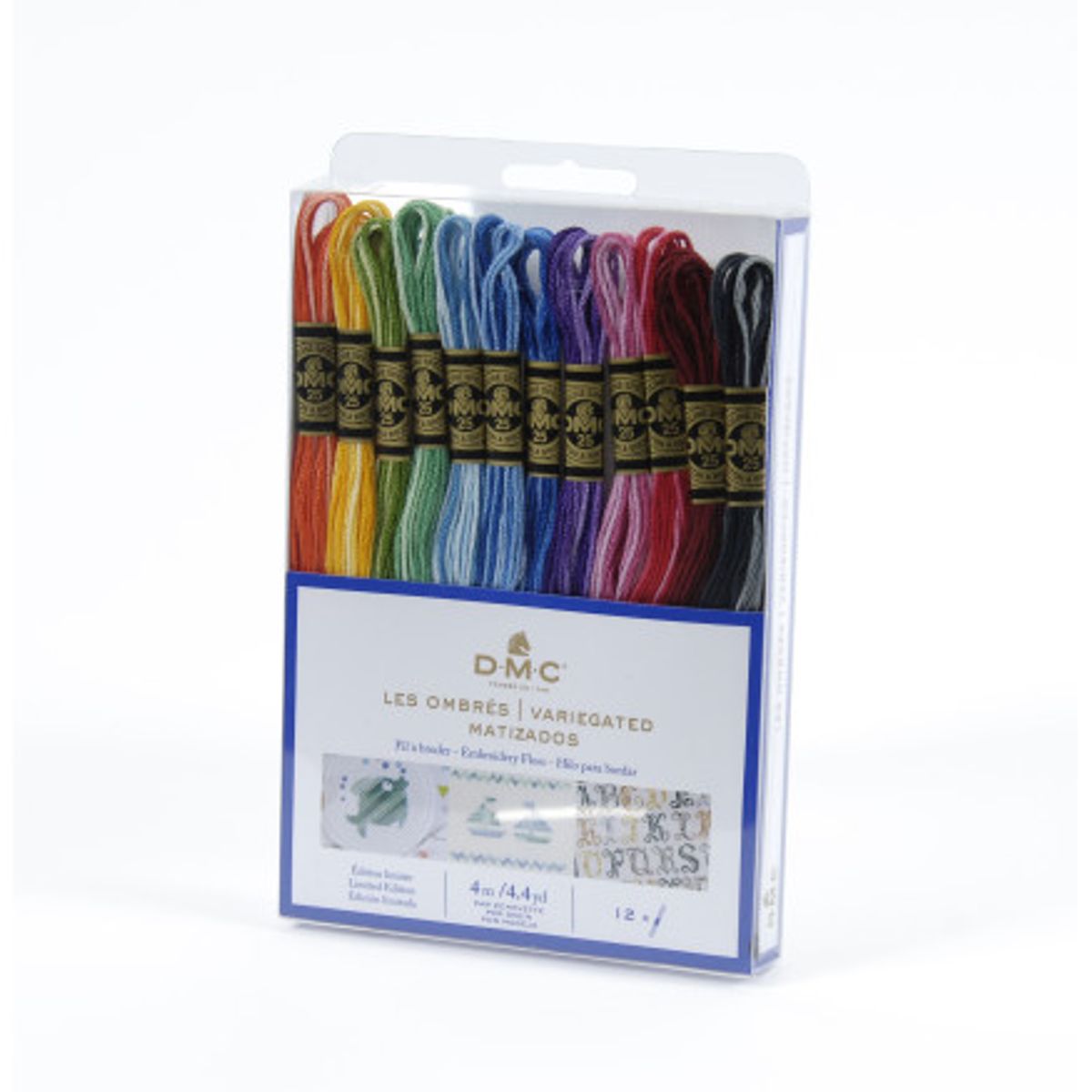 DMC Mouliné Broderigarn Pakke 12 Farver "Multi Color"