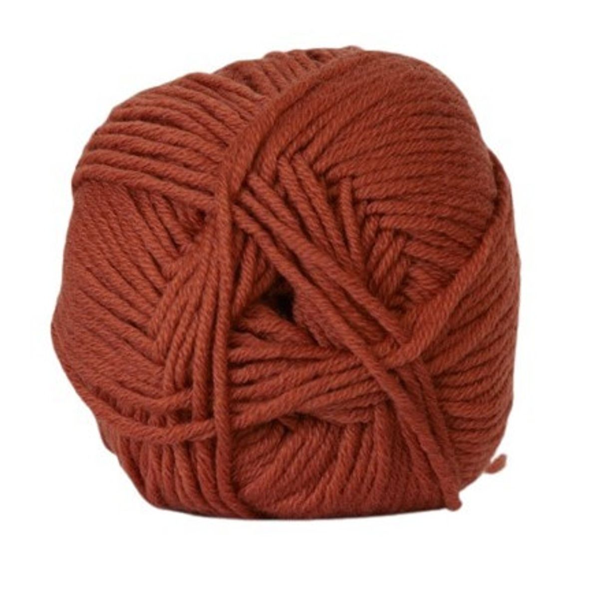 Hjertegarn Merino Cotton 1343 Rødbrun