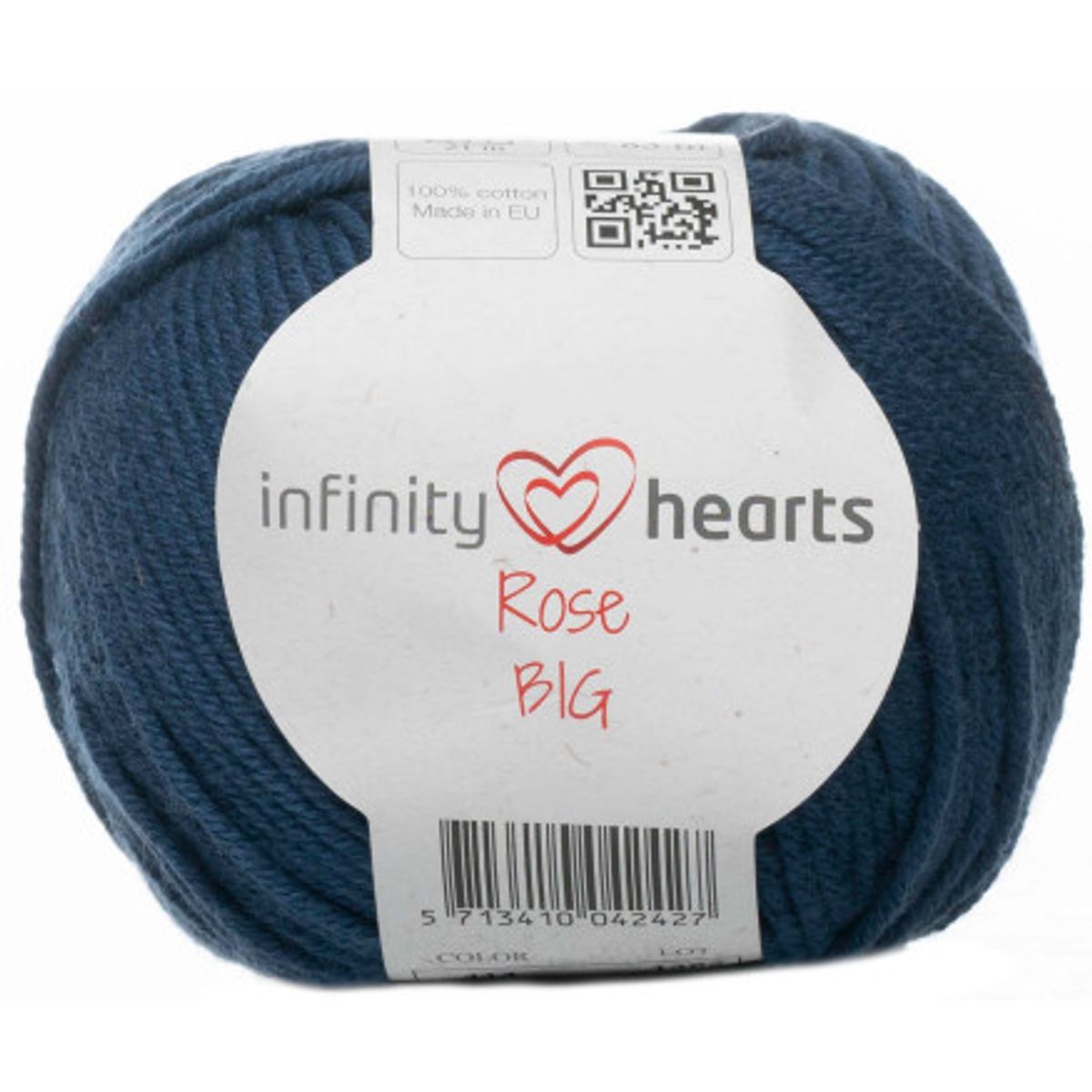 Infinity Hearts Rose Big Garn 114 Marineblå