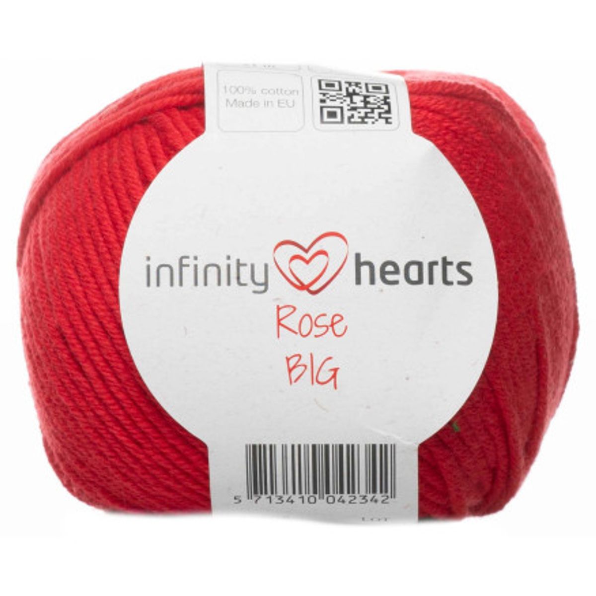 Infinity Hearts Rose Big Garn 19 Rød