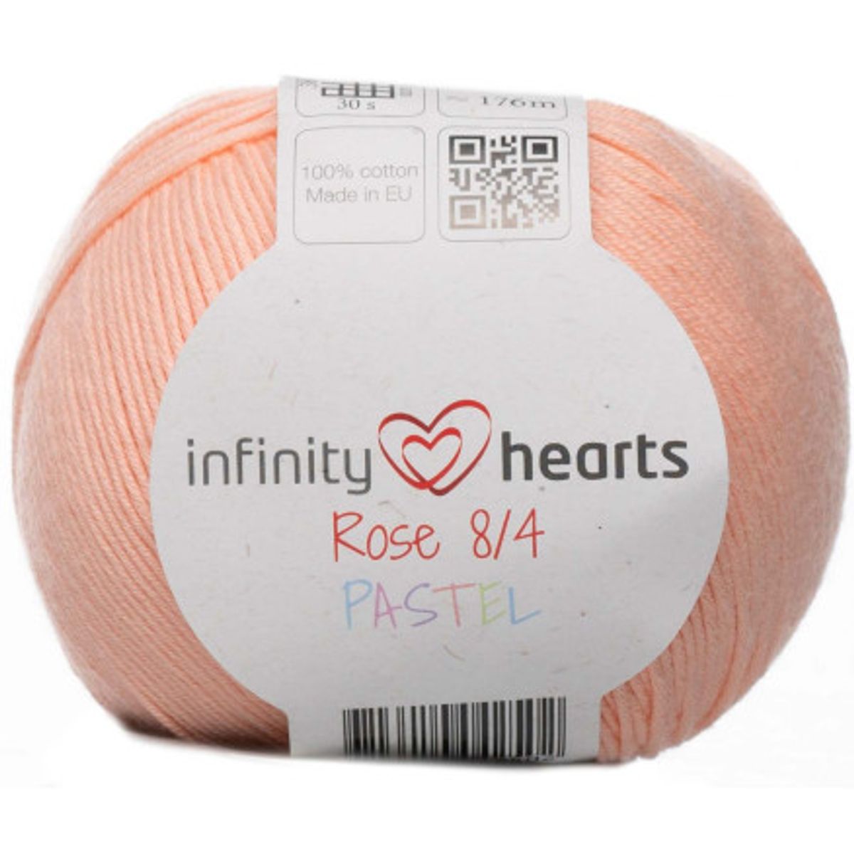 Infinity Hearts Rose Pastel P5 Orange