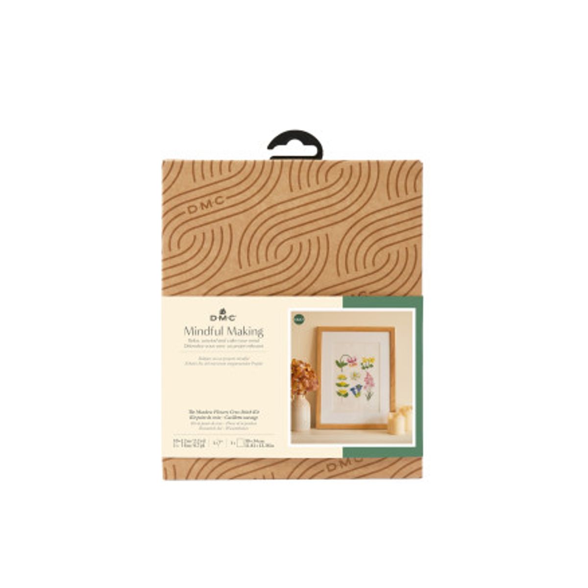 DMC Mindful Making Broderi Kit Korssting Engblomst