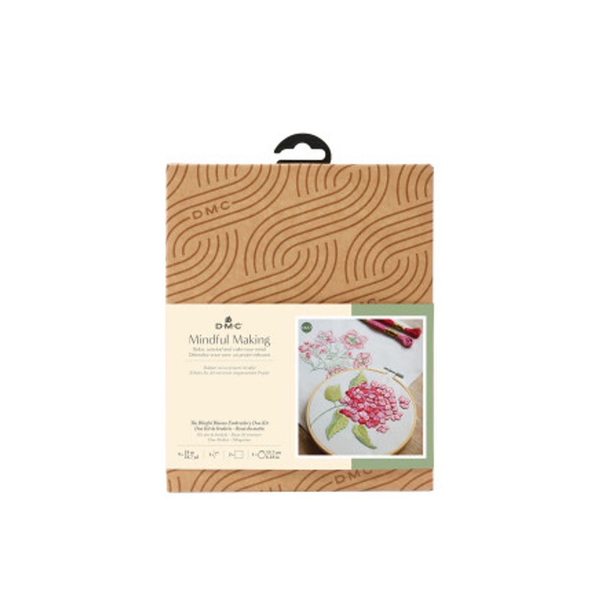 DMC Mindful Making Broderi Kit Rosa Blomst