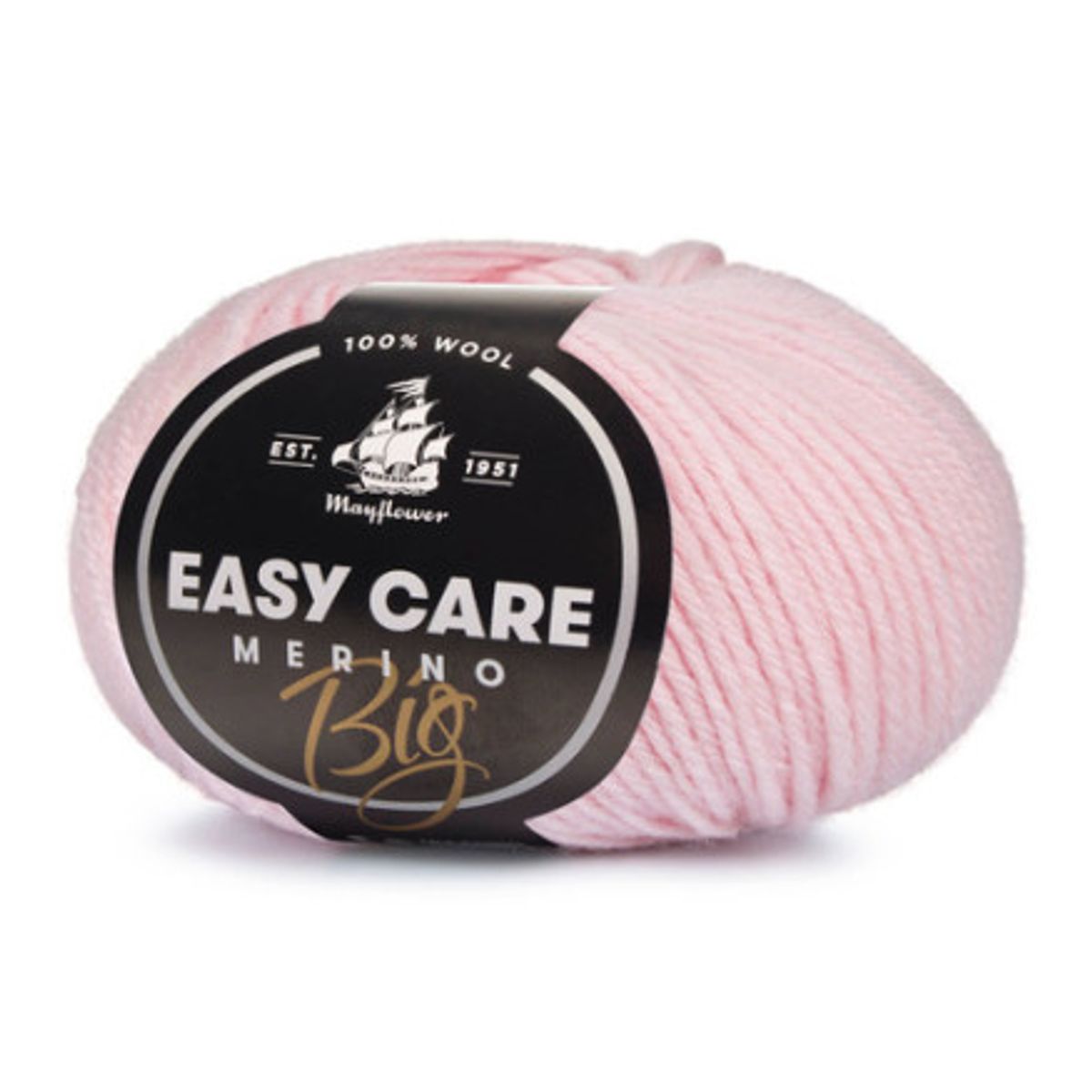 Mayflower Easy Care Big Garn Unicolor 186 Lyserød