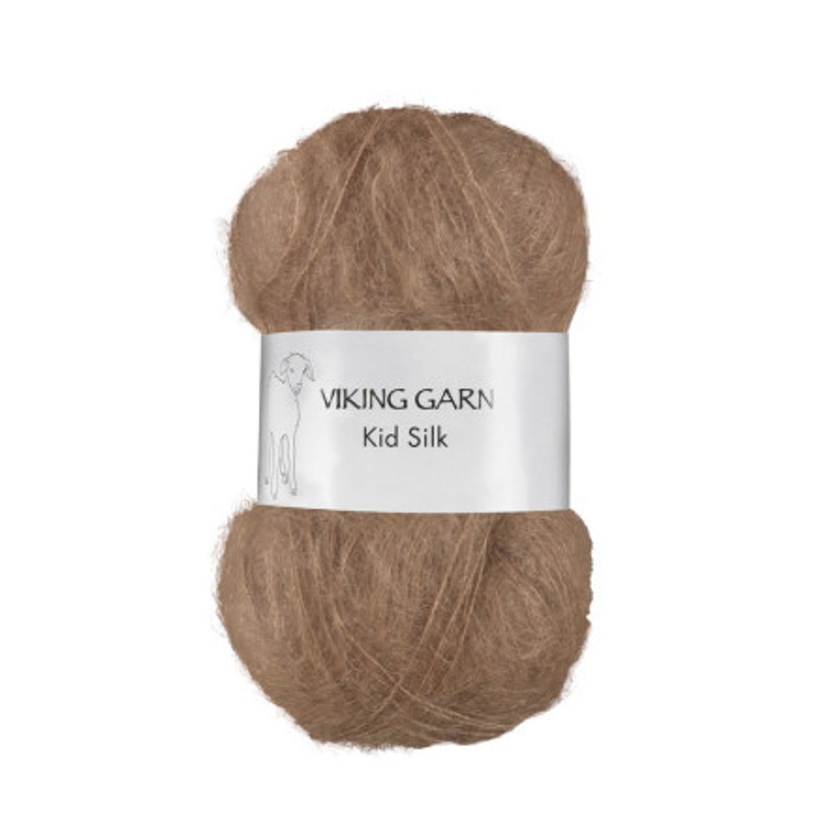 Viking Garn Kid-Silk 309 Lys Brun