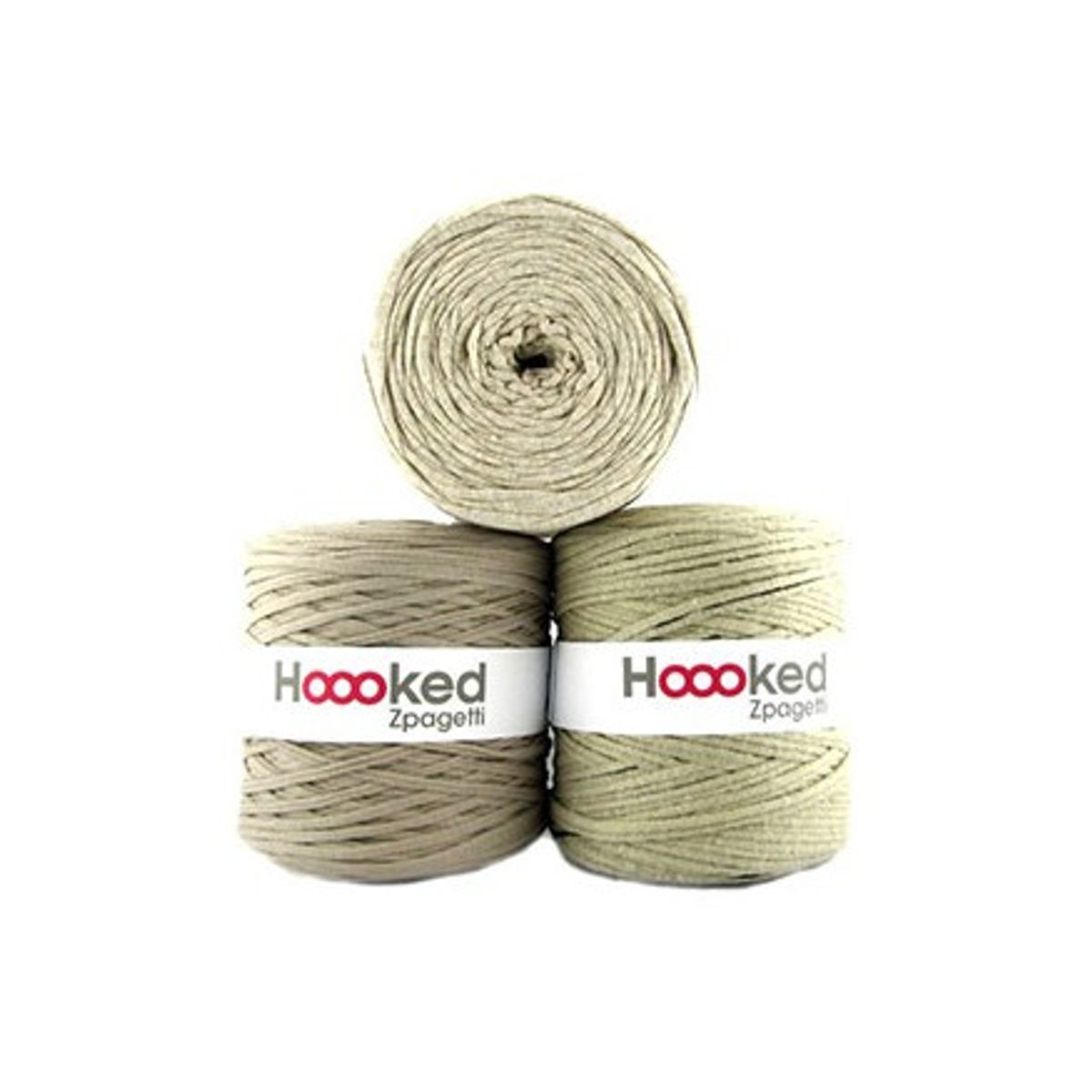 Hoooked Zpagetti Stofgarn Unicolor 17 Beige Nuancer 1 stk.