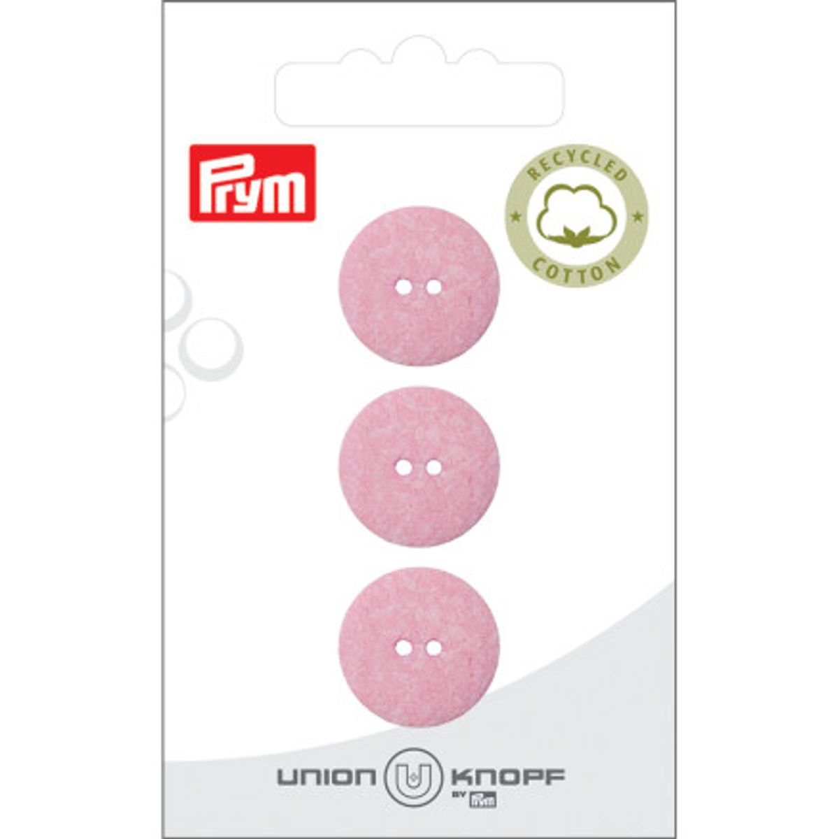 Prym Stofknap Lyserød 18mm - 3 stk