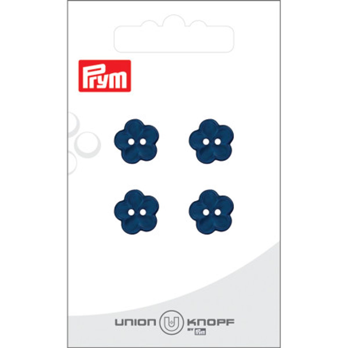 Prym Plastikknap Blomst Navy 12mm - 4 stk