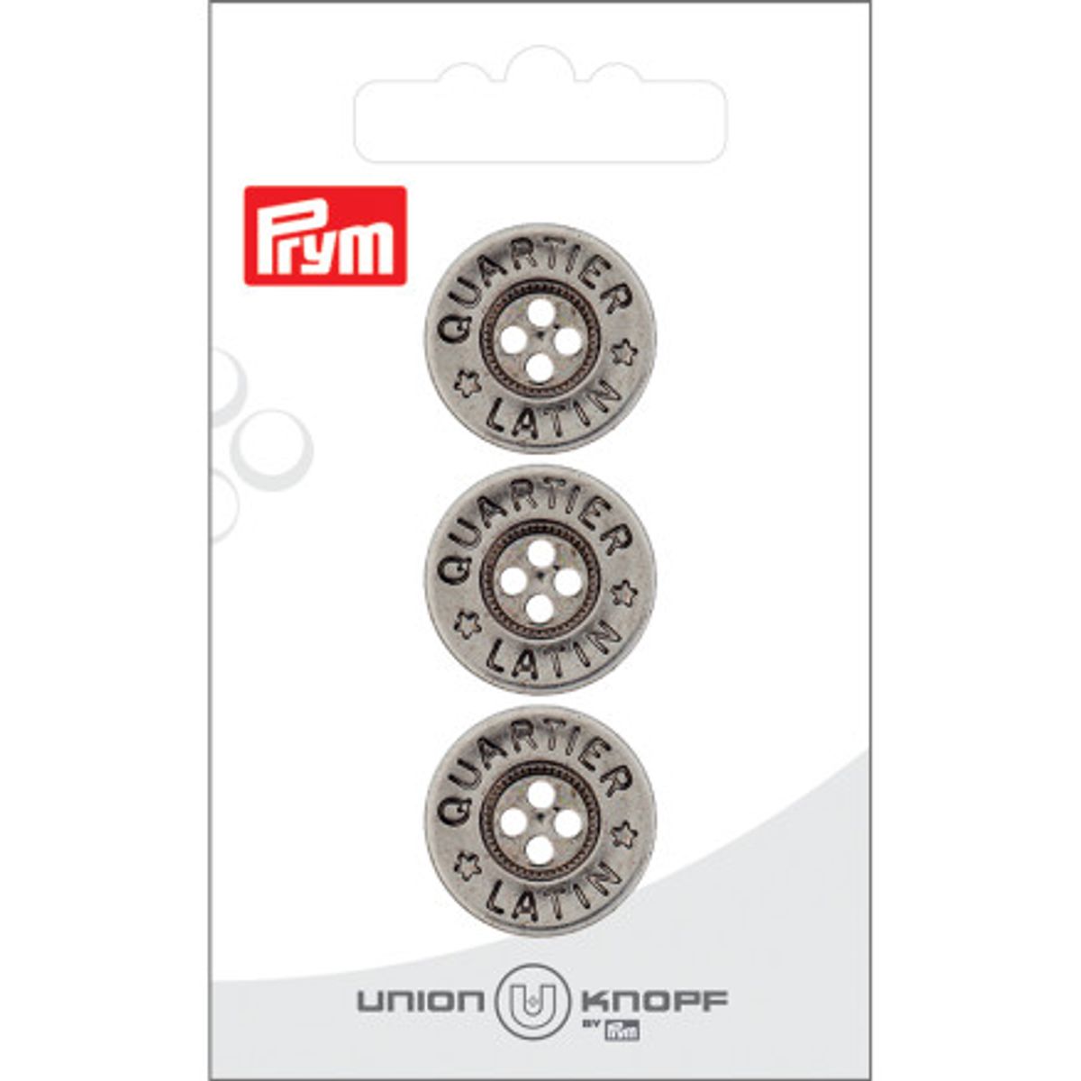 Prym Antik Knap Sølv 20mm - 3 stk