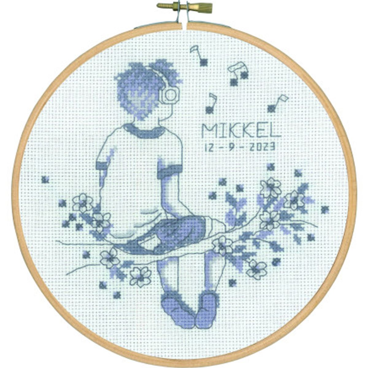 Permin Broderikit Mikkel Ø18cm