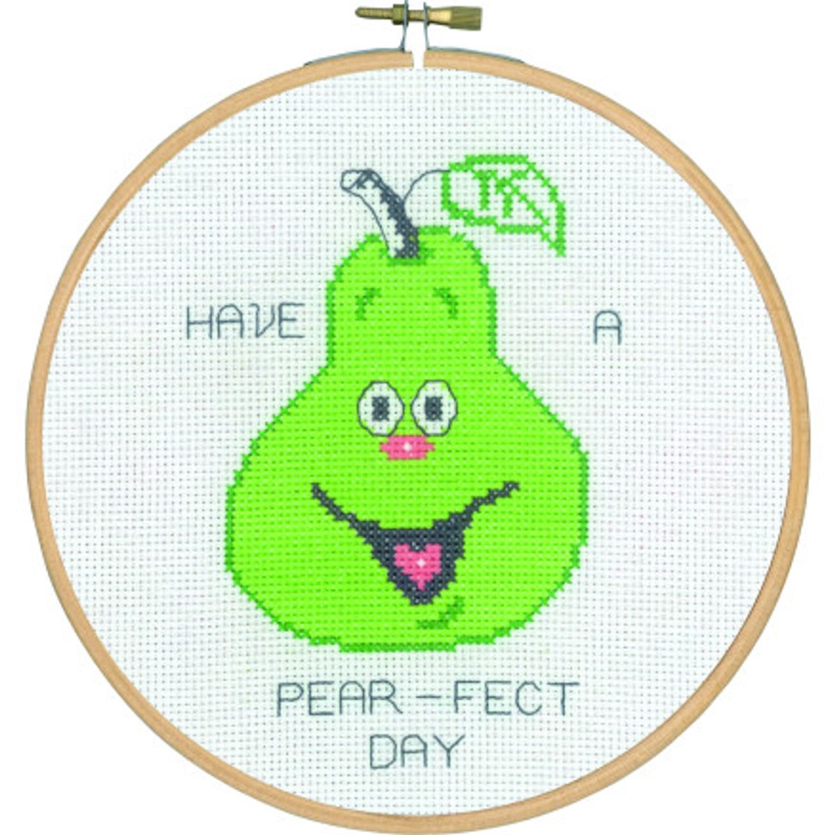 Permin Broderikit Have a perfect day Ø18