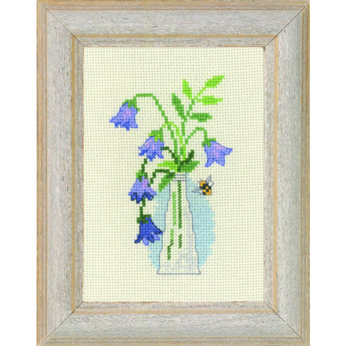 Permin broderikit Klokkeblomst 13x18cm