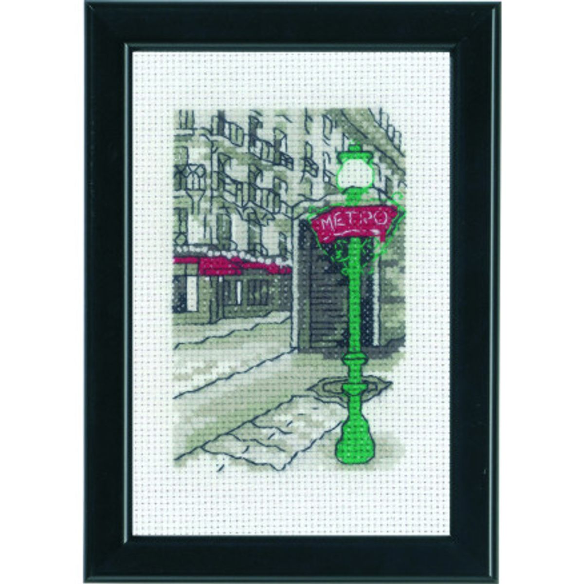 Permin Broderikit Paris 10x15cm