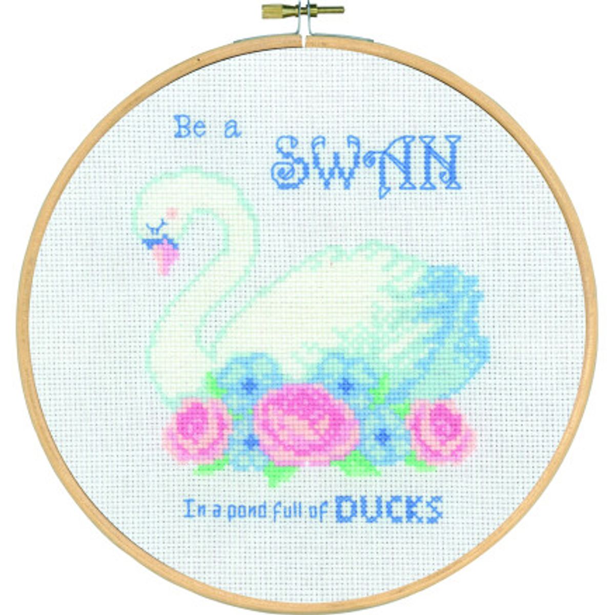 Permin Broderikit SWAN Ø20cm