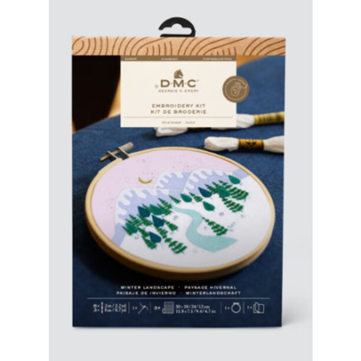 Designer Collection Broderi-Kit Vinter Landskab