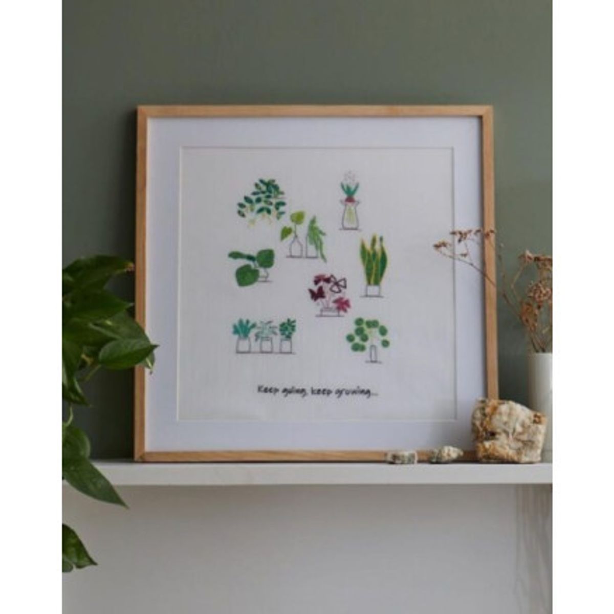 Gift of Stitch Broderi Kit Planter