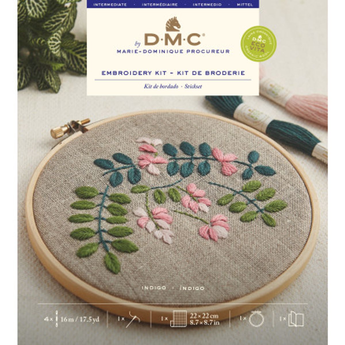 DMC Eco Vita Broderi-kit - Indigo