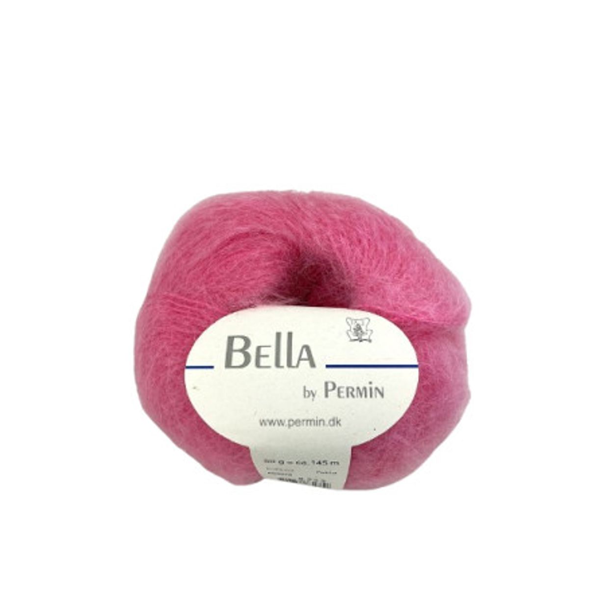 Permin Bella Mohair Garn 75 Lys Pink