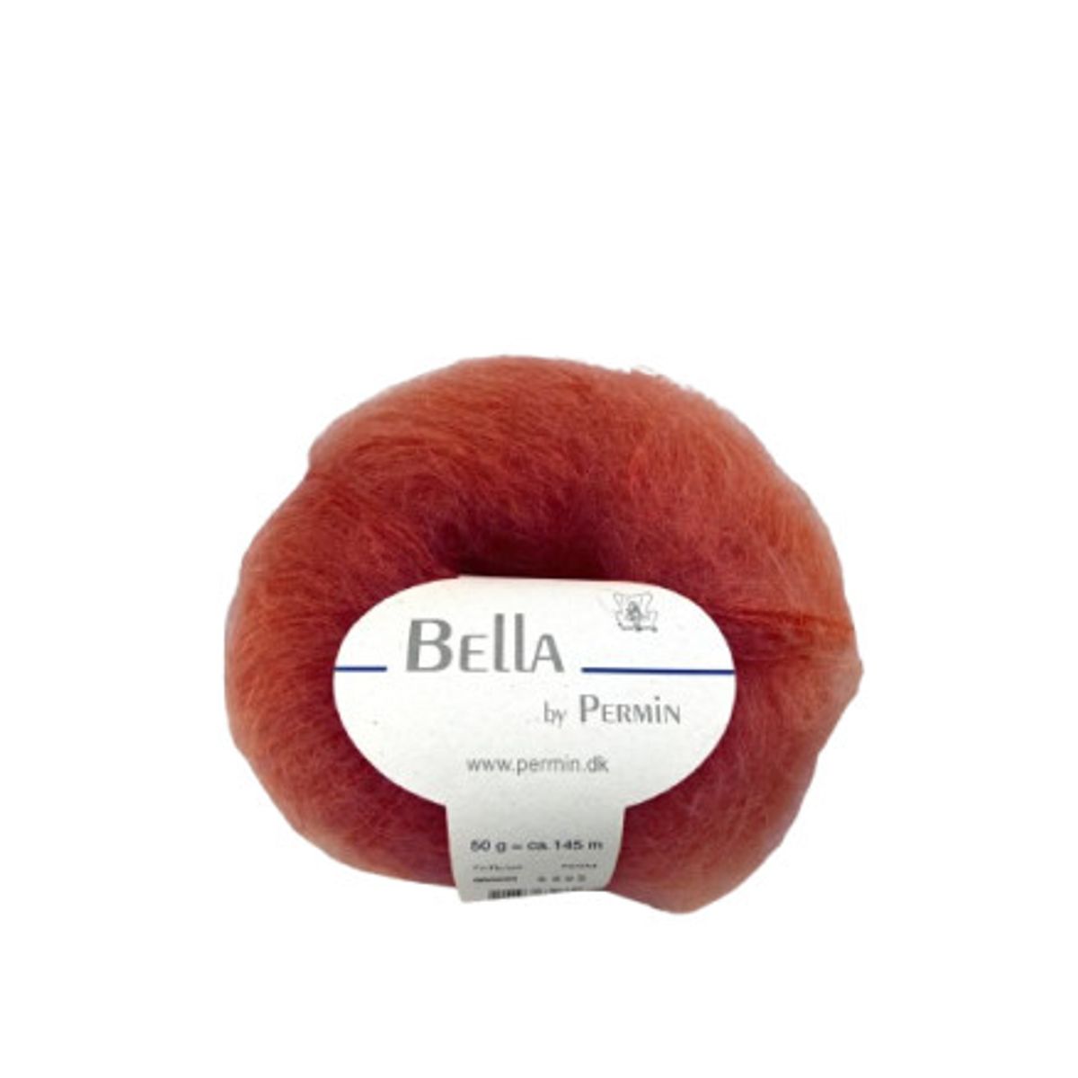 Permin Bella Mohair Garn 85 Teracotta