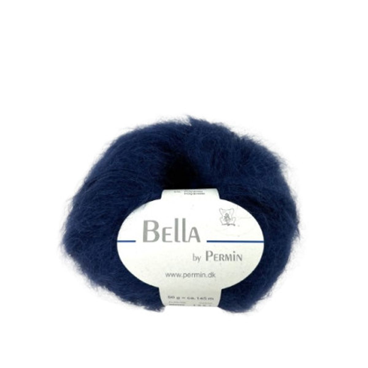 Permin Bella Mohair Garn 89 Marineblå