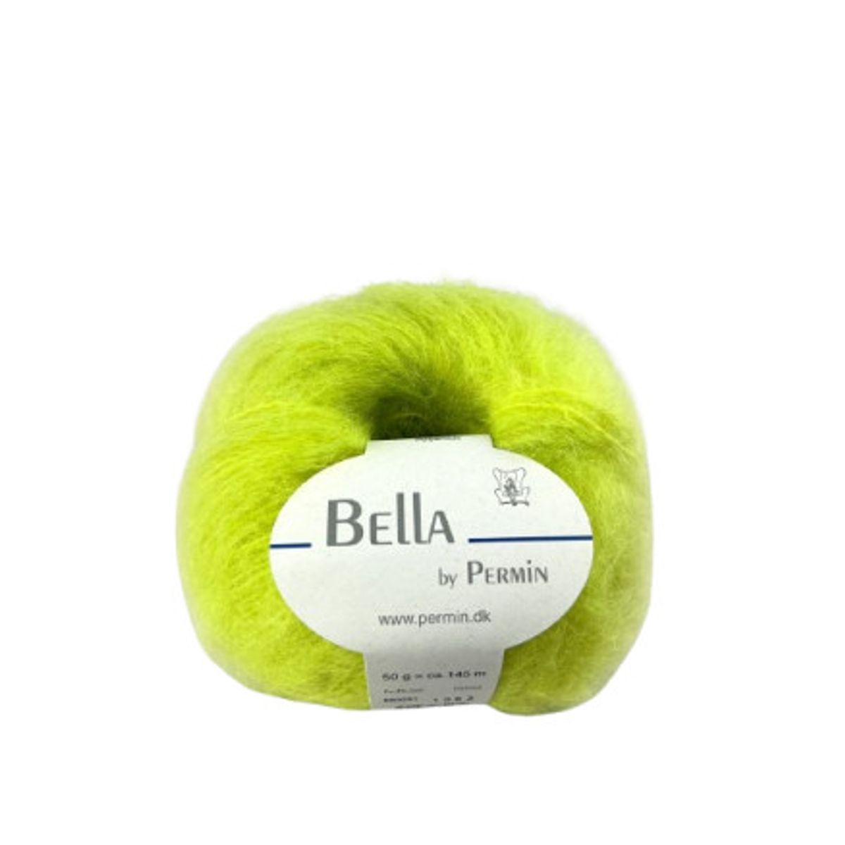 Permin Bella Mohair Garn 91 Syre Lime