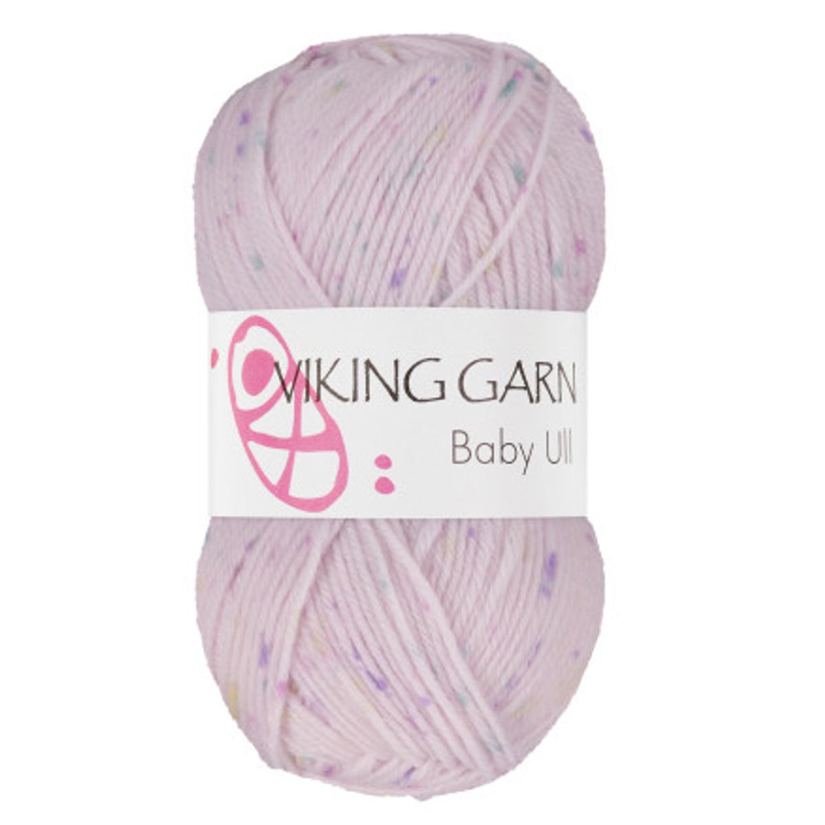 Viking Garn Baby Ull 3381 Rosa Print