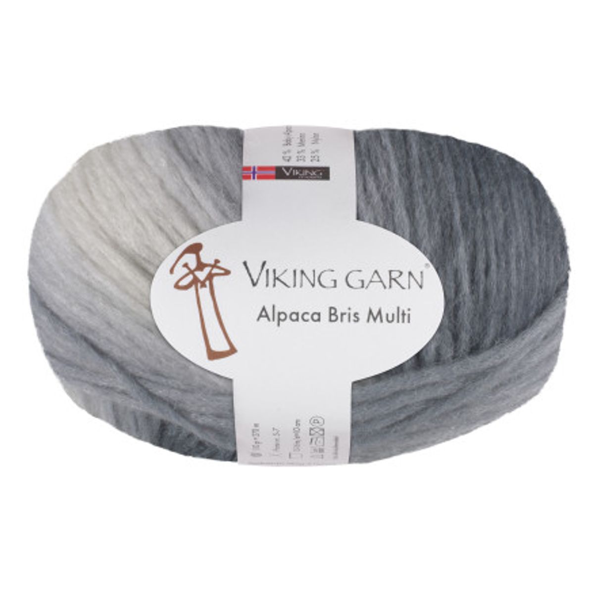 Viking Garn Alpaca Bris Multi 314